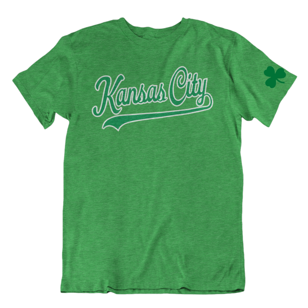 Kansas City Script GREEN Cumpy's Sports & Apparel