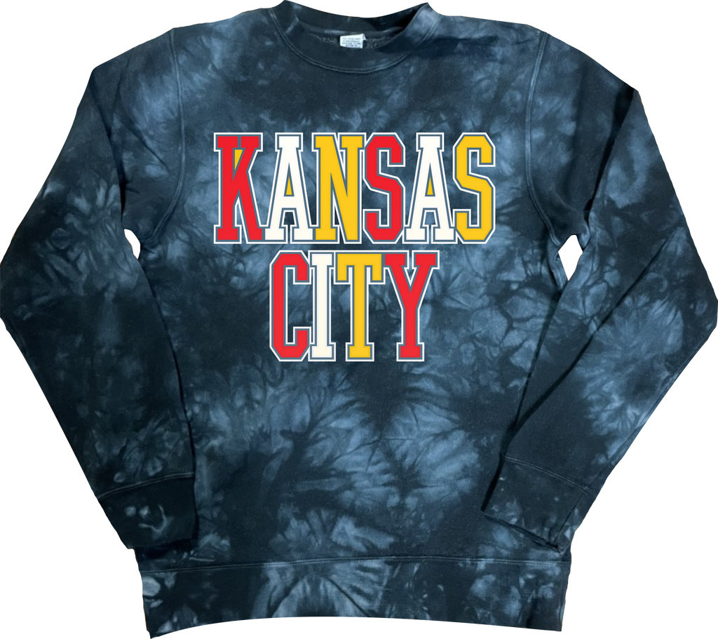 TIE-DYED KC SWEATSHIRT