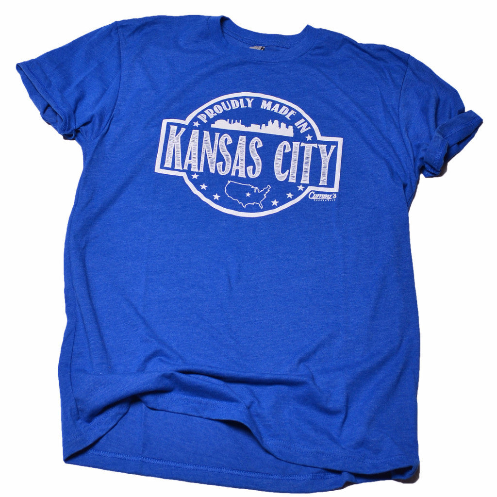 Proud to be Made in Kansas City Tshirt Cumpy's Sports & Apparel