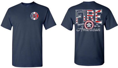 KCFD "Proud to be an American" T-shirt