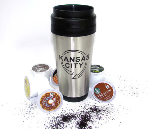 Kansas City Sign Stainless Steel 16oz Travel Mug