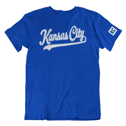 Kansas City Script - BLUE