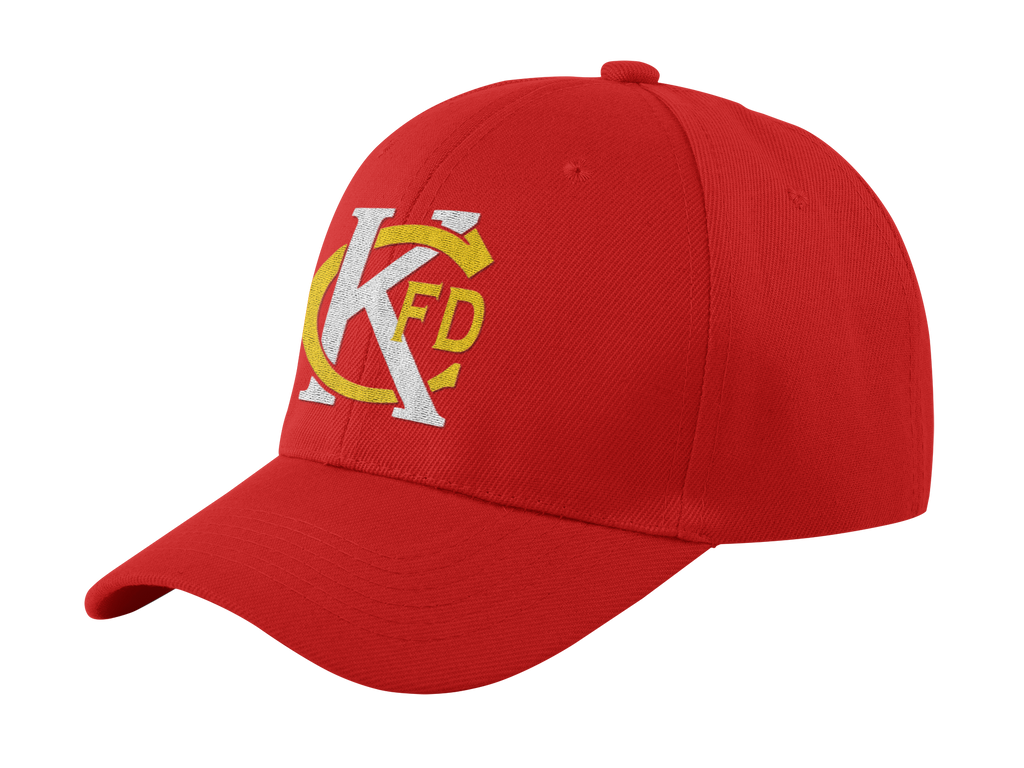 *KCFD Tribute Hat - Red and Gold