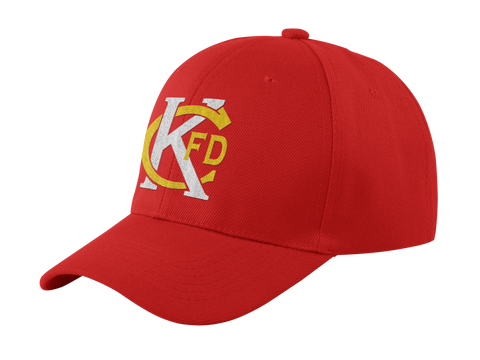 *KCFD Tribute Hat - Red and Gold